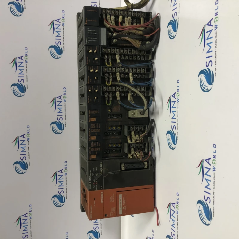 Mitsubishi MELSEC A Series PLC A2USHCPU-S1 Rack with A1S62PN Power Supply I/O Modules thumbnail 3